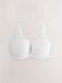 Next - Dames - F-K Ultimate Support licht gewatteerde multifunctionele strapless BH - Wit