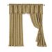 Elrene Home Fashions Mia Jacquard Scroll Verduisterend Gordijn, 132 x 213 cm (1 Panel), Goud