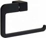 VDN Porte-rouleau de toilette en acier inoxydable noir