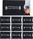 Intirilife 10x RFID-blokkerende beschermhoes Zwart