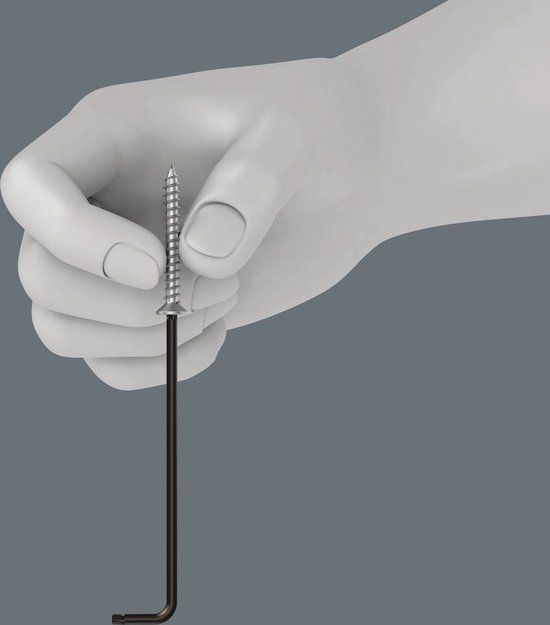 Wera blacklaser stiftsleutel met vasthoudfunctie - torx - t30 x 122mm