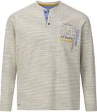 Jan Vanderstorm heren Sweatshirt - 64/66 - beige - Plus Size