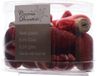 Decoris Figuur Glas Ton Sur Ton - Rood - (12 Stuks)