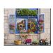 Homemania Raamafbeelding voor woonkamer, slaapkamer, meerkleurig, 45 x 3 x 70 cm, HM20KNV45 x 70 – 21, polyester, hout