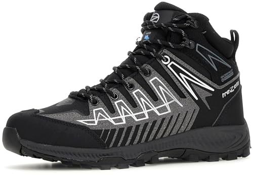 Trezeta Thunder Mid WP Men's Hiking Boots - Black Grey - EU 45.5