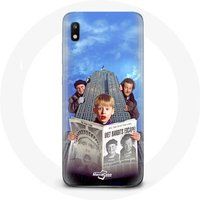 Maniacase Hoesje voor Samsung Galaxy A10 Home Alone Mama ik heb het vliegtuig weer gemist