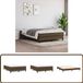 vidaXL Boxspringbed met pocketveringmatras, stof, donkerbruin, 160x200 cm