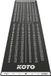 KOTO darts - Carpet Checkout Dartmat - Zwart - 237 x 60 cm - Score Indicator - Antislip