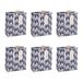 Eurowrap - X-32811-3Cpack - Set van 6 Kerstcadeauzakken - Middel Formaat 21,5x10,2x25,3cm - Dennenbomen - 210g