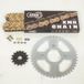 Afam Kit chaîne pour Moto Honda 125 CBF 2015-2020