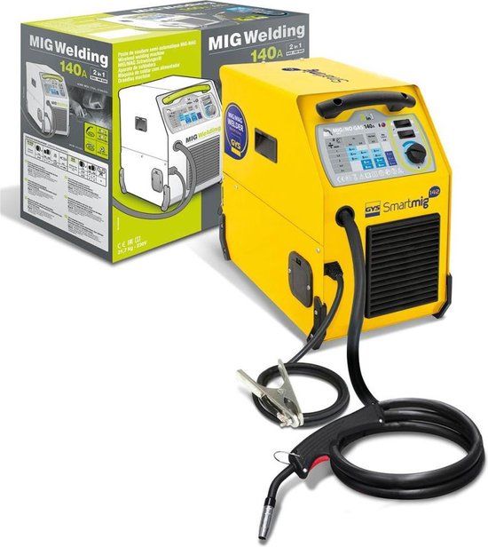 GYS Lasinverter Smartmig 142 - MIG/MAG lasapparaat - 40-140 A