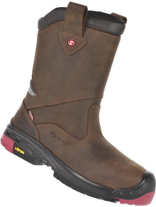 Merkloos Sixton Canyon Werklaarzen S3 Nubuck Leer Bruin Maat 44