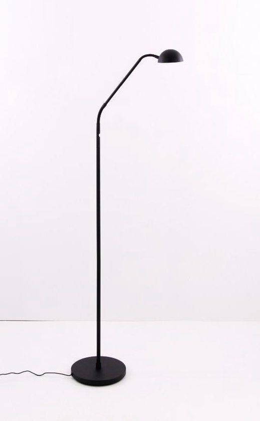 Highlight Parma LED Vloerlamp - Leeslamp - Zwart - Met Dimfunctie - 4 Jaar Garantie