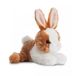 Aurora Knuffel Mini Flopsie konijn bruin-wit 20.5 cm