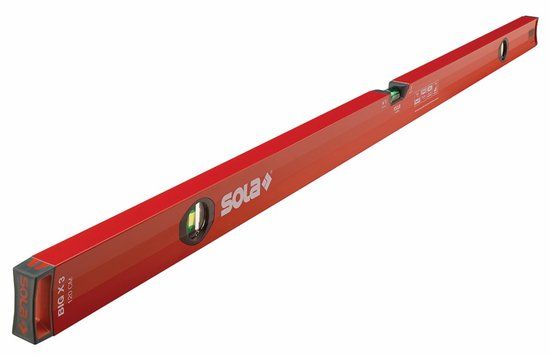 Sola BigX3 80 Waterpas X-profiel - 80 cm - rood
