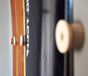 Porte-skis - Porte-snowboard - Rangement sports d'hiver - Conception peu encombrante - 2 supports - Bouleau non traité