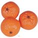 Mandarine artificielle en lot de 3 en plastique soufflé D 65x50 mm