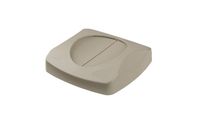 Rubbermaid FG268988BEIG Untouchable Vierkante Tuimeldeksel Prullenbakaccessoire - Beige