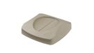 Rubbermaid FG268988BEIG Untouchable Vierkante Tuimeldeksel Prullenbakaccessoire - Beige