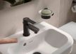 Duravit D-Code ééngreeps wastafelmengkraan S, zonder trekstang FreshStart, MinusFlow zwart M., DC1013002046