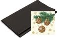 duni Kerst thema tafel set met luipaard print zwart