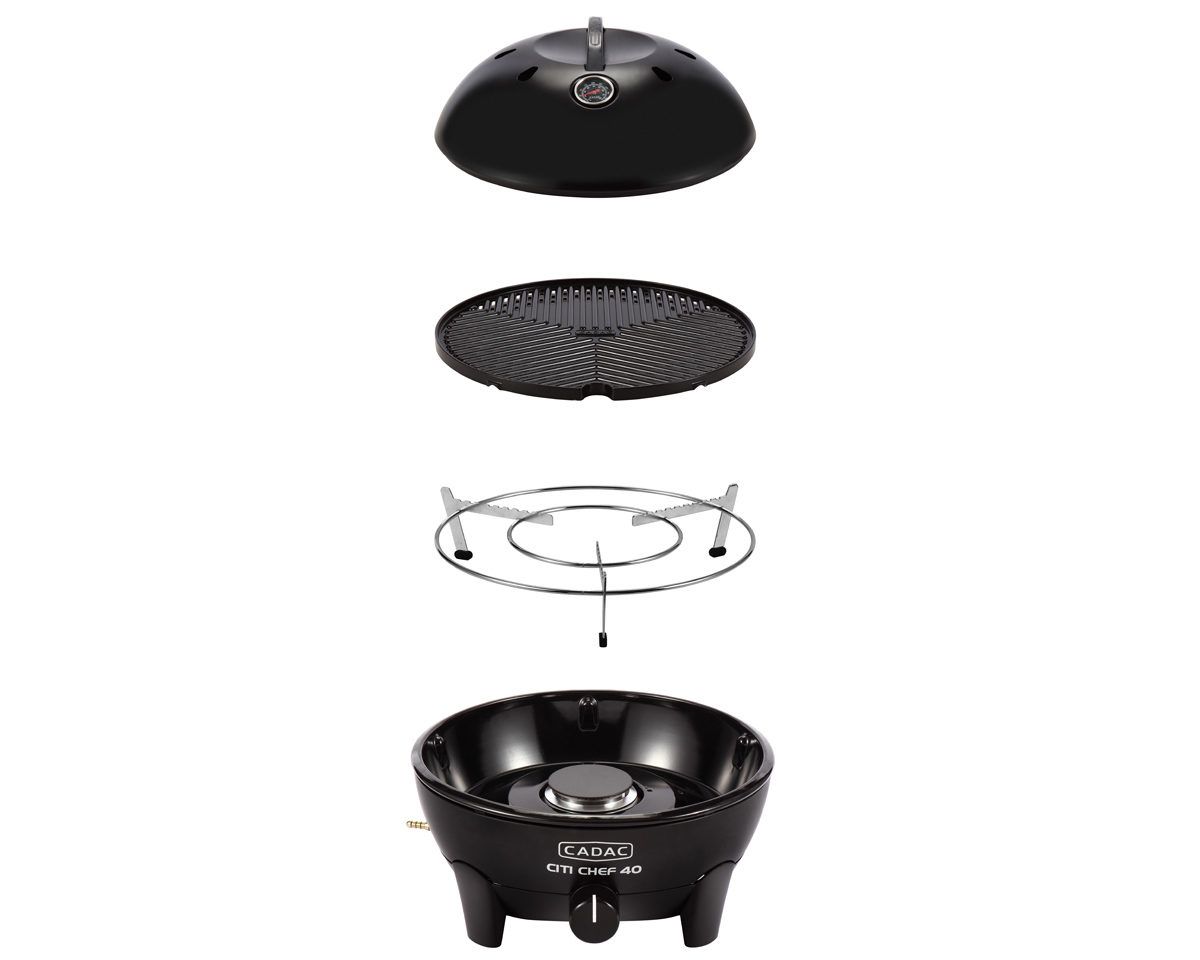 Cadac Citi Chef 40 - Tafelmodel Gasbarbecue - Zwart