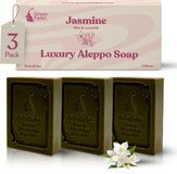 GREEN FADEL Aleppo Zeep Luxe - Jasmijn - 3 stuks