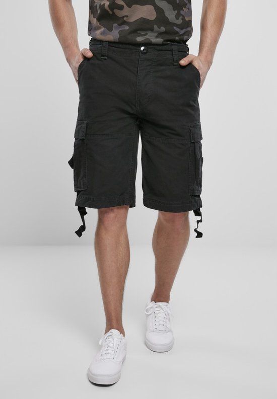 Brandit Vintage Heren Shorts - Zwart - XL