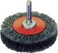 Promat/Tecwerk Brosse ronde | d. 60 mm fil 0,3 mm | acier 18 mm | 15000 min-¹ - 4000841116