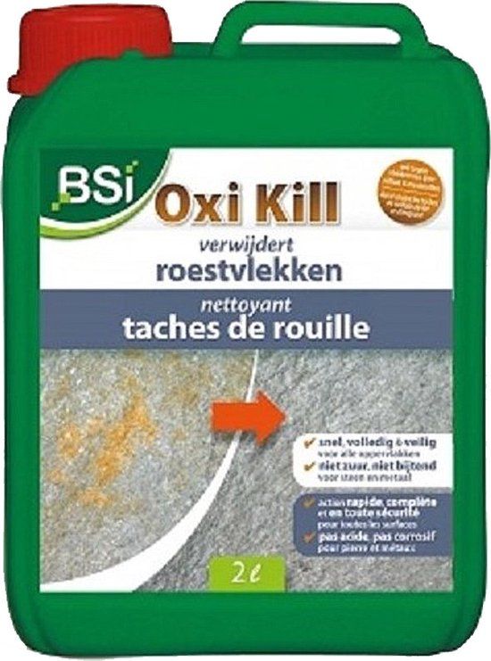 BSI Oxi Kill Roestverwijderaar - 2 l - Anti-roest middel voor metaal, tegels, terrassen en paden