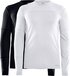 Craft Core 2-pack Baselayer Thermoshirt - Zwart/Wit - Heren - L