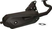 Tecnigas Uitlaat voor Scooter Benelli 50 NAMUR 030737513 / Silent Pro / 2T Zwart