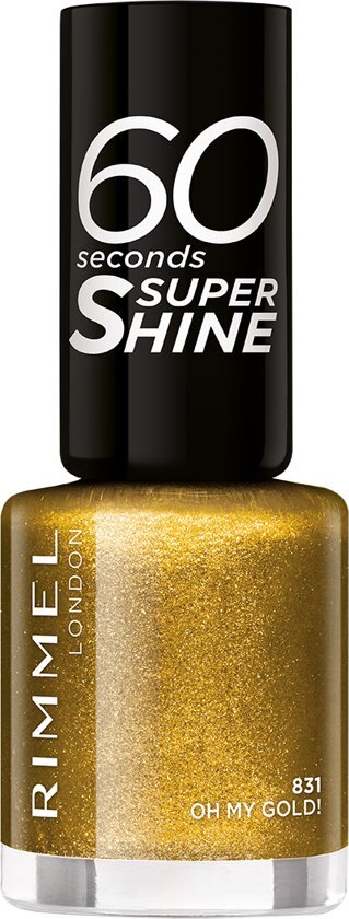 Rimmel London 60 Seconds Nagellak Special Effect Glitter - 31 Goud