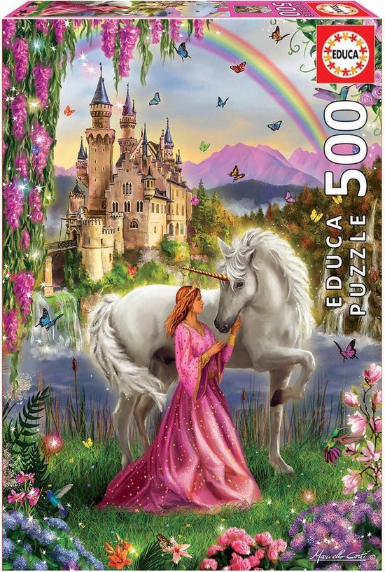 Educa Fairy and unicorn - 500