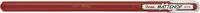 Pentel K110-VEX Mattehop Gel rollerball met zeer dekkende inkt in matte afwerking, model met dop, 1 stuk, bruin