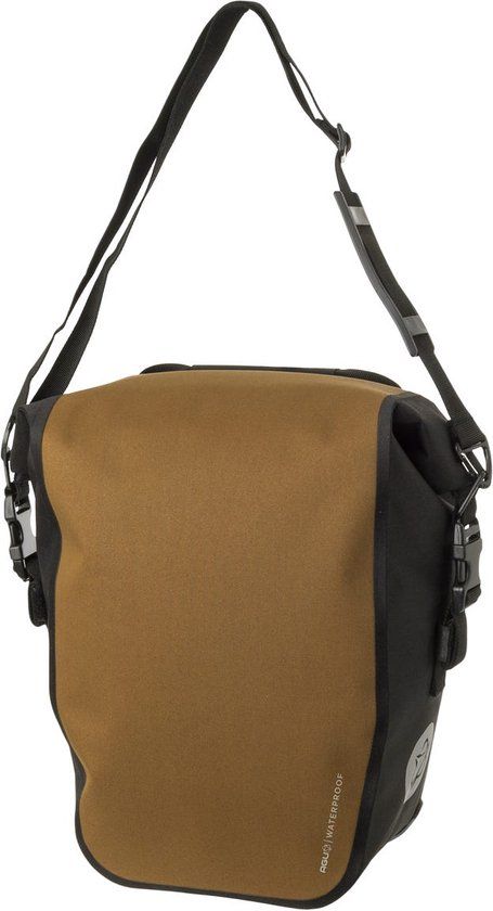 AGU Clean Shelter Click'nGo Single Pannier - Brown - 21L