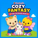 Cozy Fantasy: Cute and Magical Coloring Book for Kids