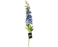 Bellatio Design Kunstbloem bloesemtak ridderspoor - 87 cm - blauw
