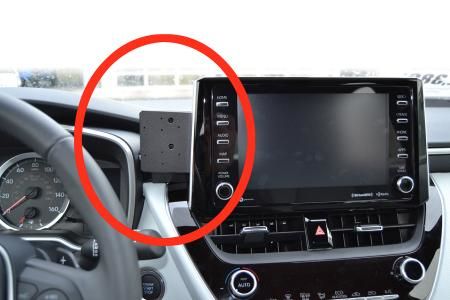 Brodit 855453 - Passive Holder for Mobile Phone/Smartphone - Black - Car Vent Mount