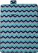 vidaXL Picknickkleed opvouwbaar golven 200x150 cm fluweel blauw