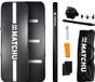 Matchu Sports Matchu - Airtrack - Opblaasbare turnmat - 3 m x 1 m x 10 cm - Gymnastiekmat - Incl. elektrische pomp & Plakset - Zwart