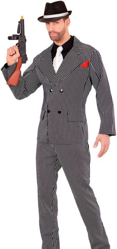Widmann Maffia Kostuum Godfather Van De Drooglegging Man Medium Carnaval kostuum Verkleedkleding