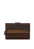 strellson Portemonnee Camden C-Three E-Cage Darkbrown Donkerbruin