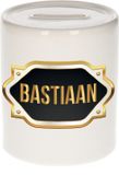 Bellatio Decorations Shoppartners Bv Spaarpot Bastiaan Wit Keramiek 8 x 9 cm