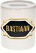 Bellatio Decorations Shoppartners Bv Spaarpot Bastiaan Wit Keramiek 8 x 9 cm