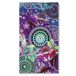 Muller Textiles HIP Strandlaken Mandala's en Bladeren Meerkleurig Katoen Velour 100 x 180 cm