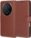 Techsuit Hoesje geschikt voor HONOR Magic8 Pro - Leather Folio Book Wallet Case - Bruin