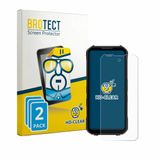 BROTECT - Screenprotector voor Doogee V Max LR - Folie Beschermfolie transparant 2 Stuks