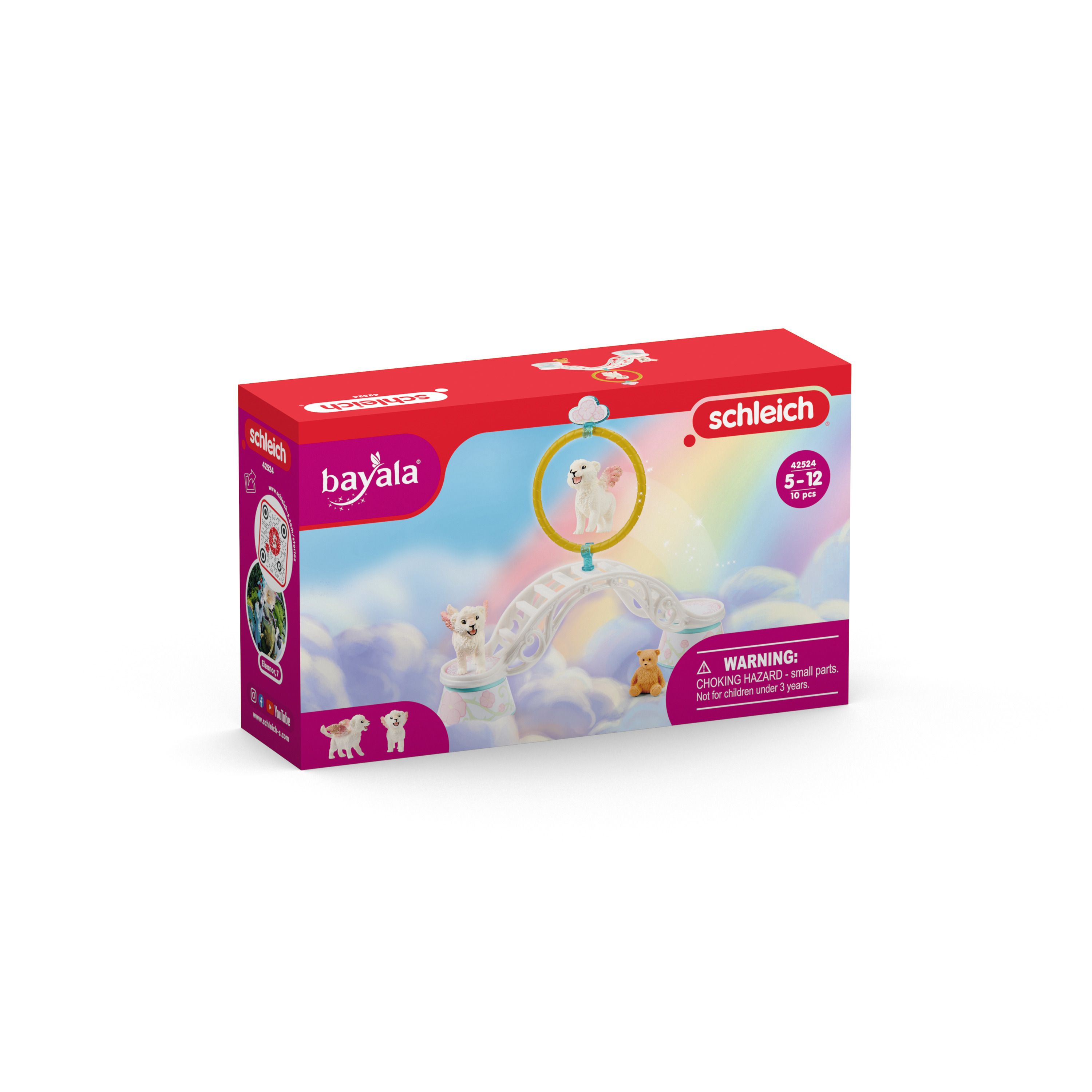 Schleich BAYALA Training voor gevleugelde leeuwenbaby's 42524 - Speelgoedfiguren kinderen - Meerkleurig