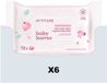 Attitude Baby Leaves 99% Waterwipes - 6 x 72 pièces